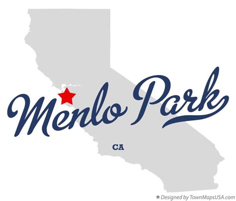 Map of Menlo Park, CA, California