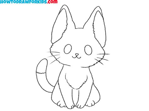 How to Draw a Cartoon Lynx - Easy Drawing Tutorial For Kids