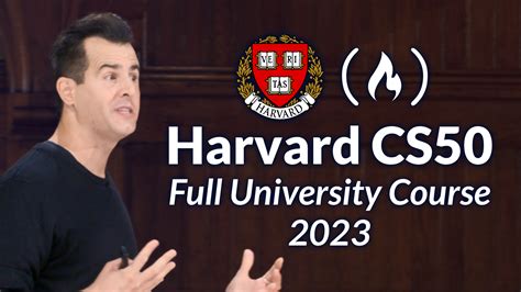 Harvard CS50 – Free Computer Science Course (2023 Edition)