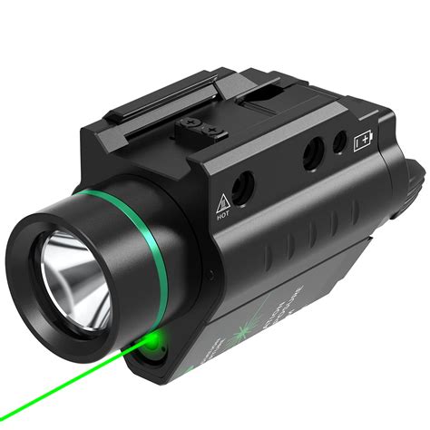 Buy FeyachiRed/Green Laser Flashlight Combo 500 Lumen Light with Picatinny Rail Online at ...