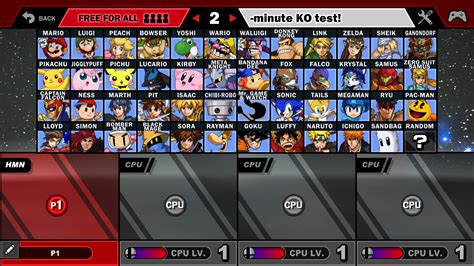 Image - SSF2 character selection screen.PNG | McLeodGaming Wiki | FANDOM powered by Wikia