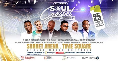 All White Soul and Gospel Concert at Sunbet Arena Time Square, Time Square South Africa ...