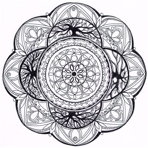 Download Mandala Zentangle 4 Seasons Royalty-Free Stock Illustration Image - Pixabay