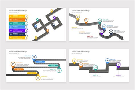 Milestone Roadmap PowerPoint Template | Nulivo Market