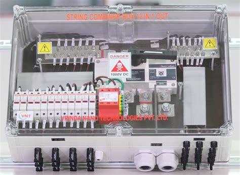 Solar String Combiner Box with Monitoring (SCB-SCM) | VNT