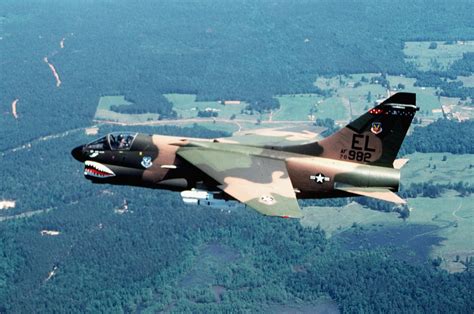 A-7D assigned to 23rd TFW, England AFB, LA. The first aircraft I "worked". | Jet aircraft ...