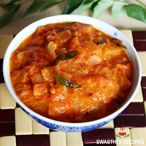 Tomato Curry Recipe (Andhra Tomato Kura) - Swasthi's Recipes