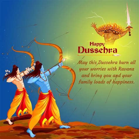 happy dussehra image with quotes | Happy dussehra wishes, Happy ...