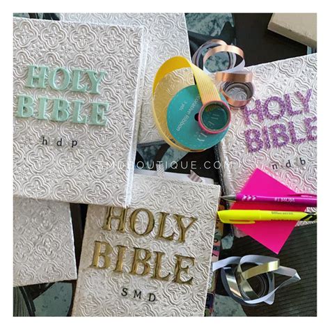 Custom Made Bibles – SMD Designs + Boutique