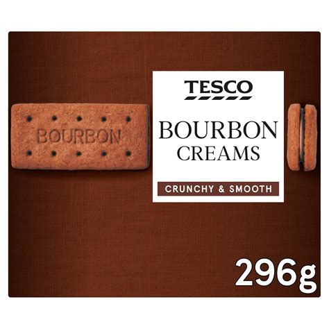 Calories in Tesco Bourbon Creams Biscuits - Chumster