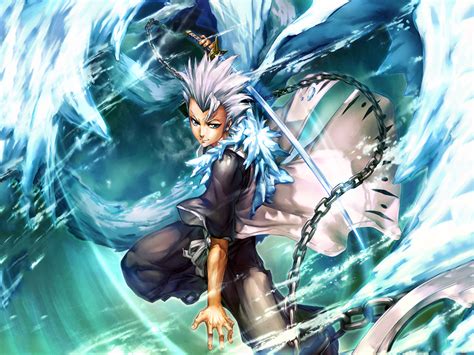 Captain Hitsugaya Toshiro Bleach Bankai Best Anime Background Wallpaper