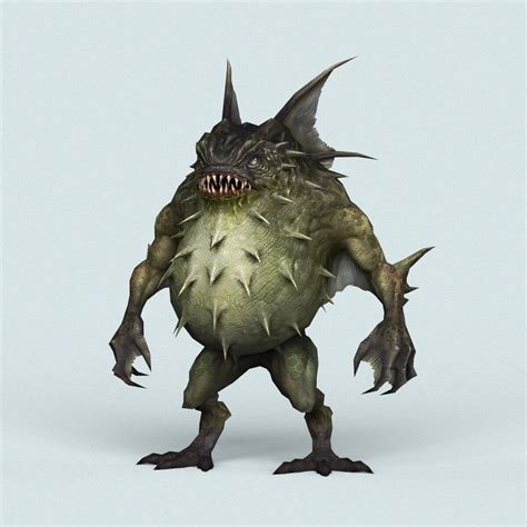 Fantasy Monster Frog - 3D Model by 3dseller