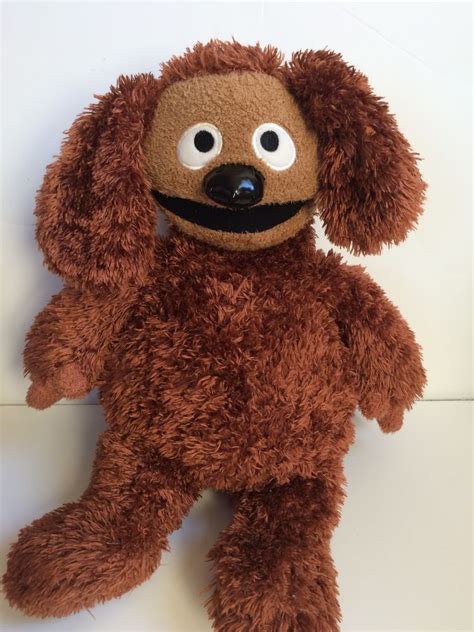 The Muppets Rowlf Plush Toy Disney Store Ralph Brown Dog Stuffed Animal | Brown dog stuffed ...