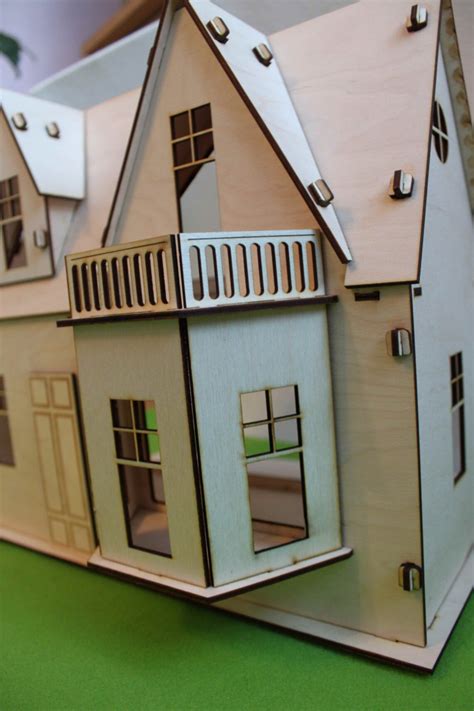 Wooden 3D Doll House Craft Kit Self-assembly Little Cottage - Etsy