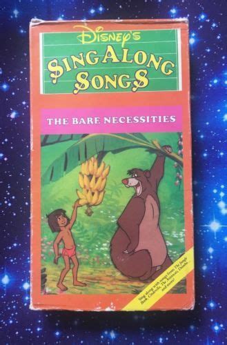 Disneys Sing Along Songs - The Jungle Book: The Bare Necessities (VHS ...