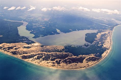 Aerial View of Big Sable Point - Visit Ludington