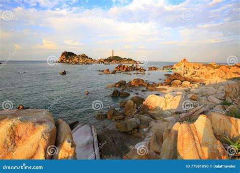 Ke Ga Lighthouse in Phan Thiet Region, Vietnam Stock Photo - Image of project, pacific: 77581090