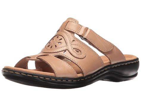 Clarks - Clarks Womens Leisa Open Toe Casual Slide Sandals, Sand ...