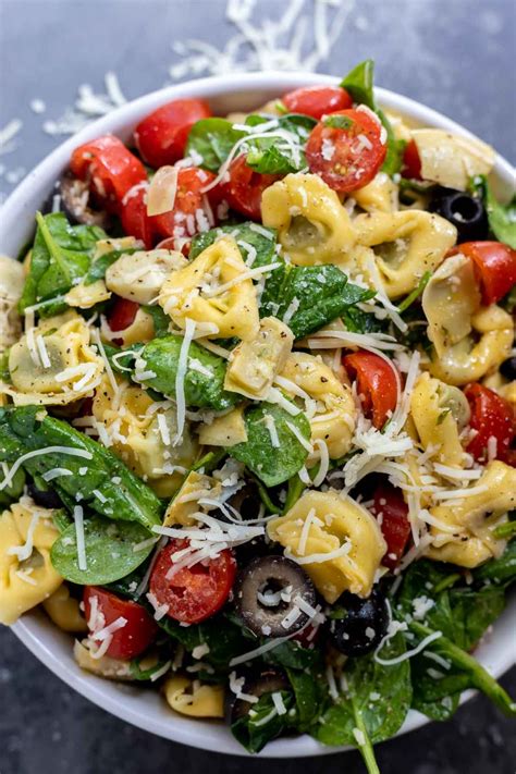 ITALIAN TORTELLINI PASTA SALAD (vegetarian)!!! + WonkyWonderful