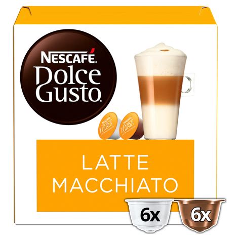 Nescafe Dolce Gusto Latte Macchiato Coffee Pods x 12 | Coffee Machine ...