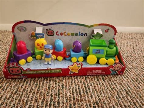 NEW Cocomelon Musical Alphabet Train with Spinning Wagons- Plays ABC ...