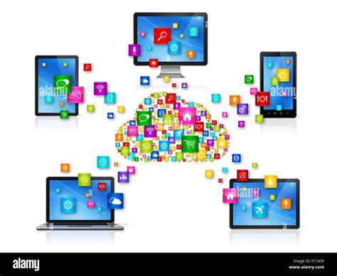 Cloud Computing Network Stock Photo - Alamy