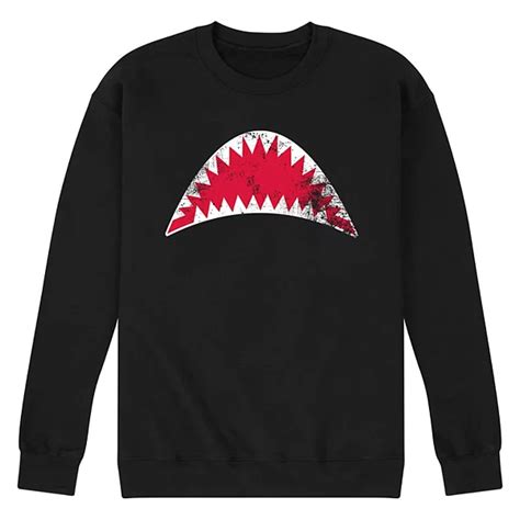 Men's Shark Mouth Open Sweatshirt