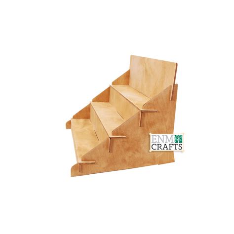 Wooden Retail Displays - 22 inch wide 3-Tier Slanted Angle Countertop ...