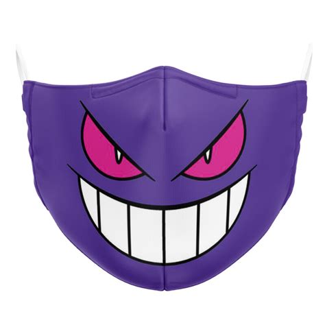 Gengar Pokemon Face Mask - Anime Ape