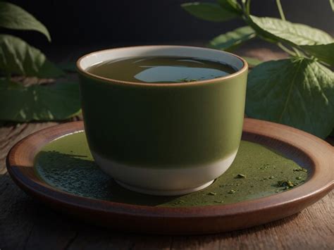 Premium AI Image | Japanese Matcha Tea