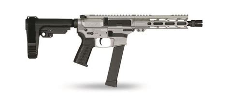 CMMG Banshee Mk10 AR-style Pistol, Semi-auto, 10mm, 8" Barrel, 30+1 Rds., Titanium, Glock Mags ...