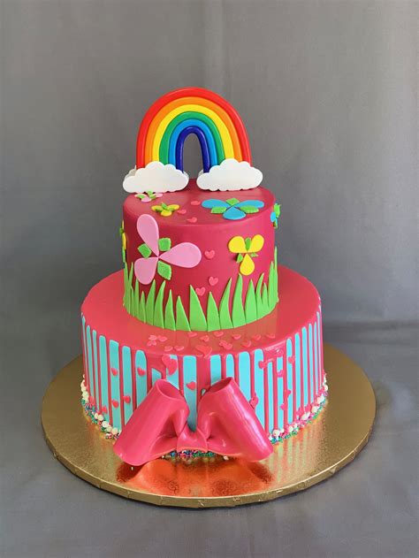 Rainbow Birthday Cake — Skazka Cakes