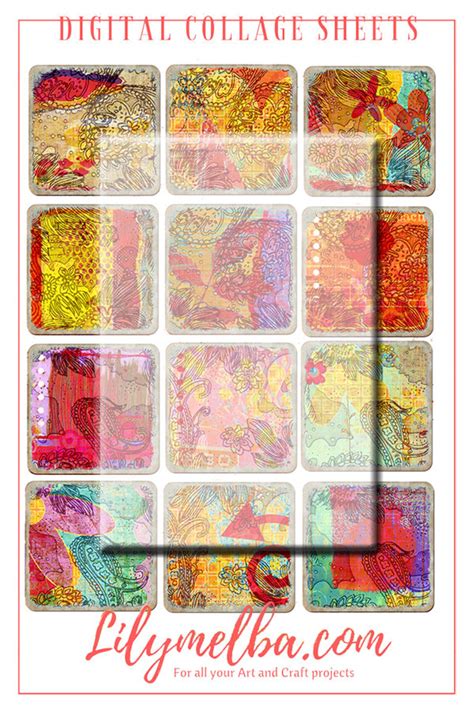 24 Individual Chipboard. Scrapbook Elements. Instant Dtigital Download ...