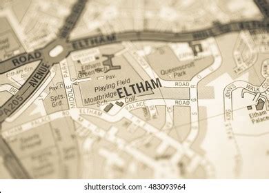 Eltham London Uk Map Stock Photo 483093964 | Shutterstock