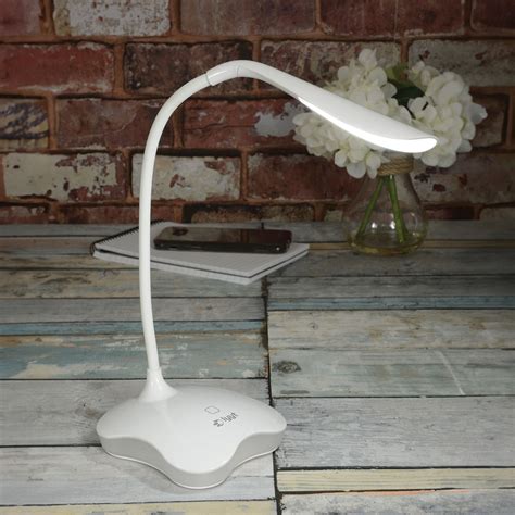 Dimmable Touch Sensor USB LED Desk Table Night Bedside Reading Lamp Light | eBay