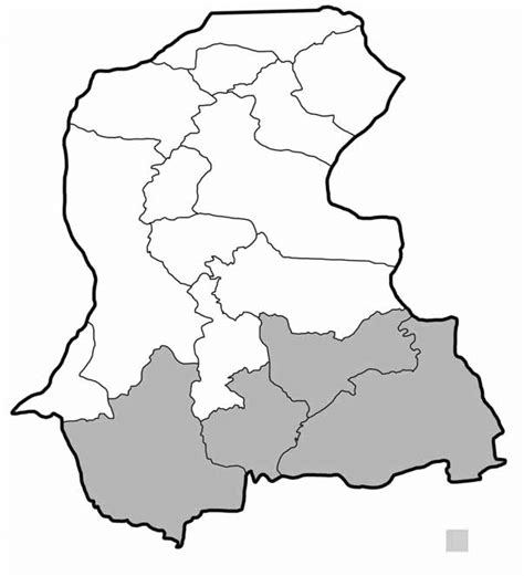 Map of Sindh province showing targeted districts | Download Scientific ...