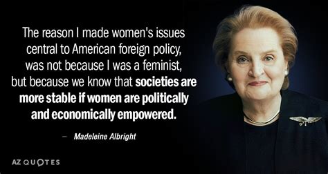 TOP 25 QUOTES BY MADELEINE ALBRIGHT (of 227) | A-Z Quotes