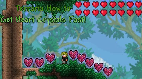 Terraria How to Get Heart Crystals Fast! - YouTube