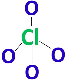 ClO4- lewis structure, molecular geometry, bond angle, hybridization