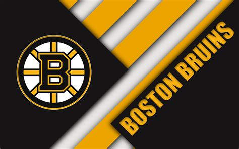 Download Emblem Logo NHL Boston Bruins Sports 4k Ultra HD Wallpaper