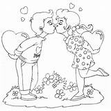 Couple Kissing Coloring Pages  70 images Free Printable sketch template