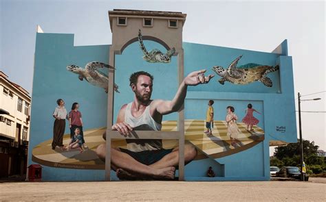 Martin Ron unveils a new mural in Penang, Malaysia – StreetArtNews