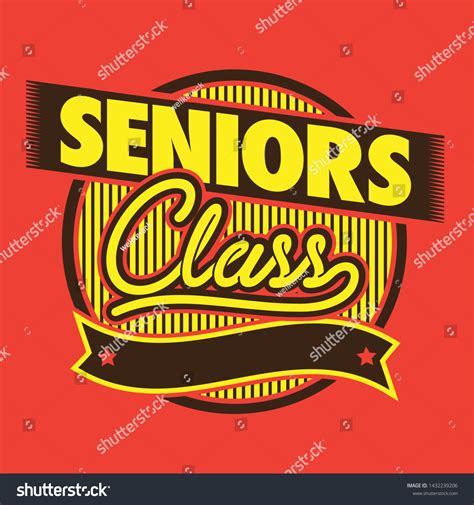 High School Senior Class Emblem Logo Style - Royalty Free Stock Vector 1432239206 - Avopix.com