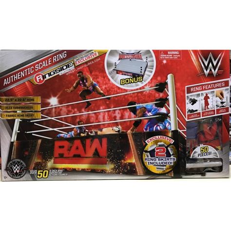 [insertgeekhere]: Toy Review: WWE Authentic Scale Ring (RAW Edition)