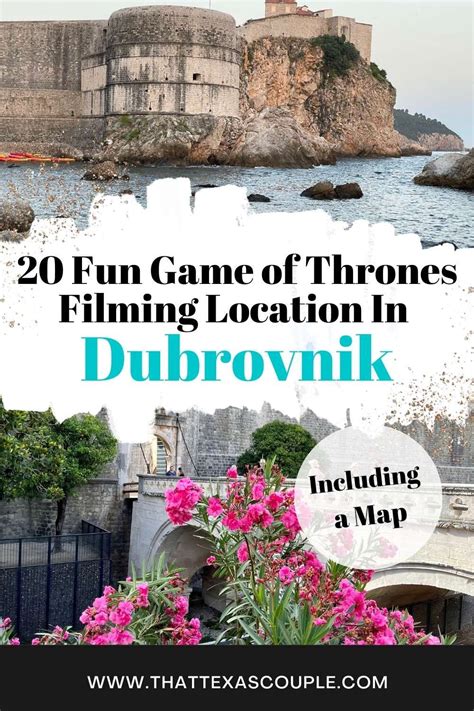 20 dubrovnik game of thrones filming locations with a map – Artofit