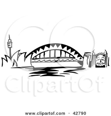 Harbour bridge clipart - Clipground