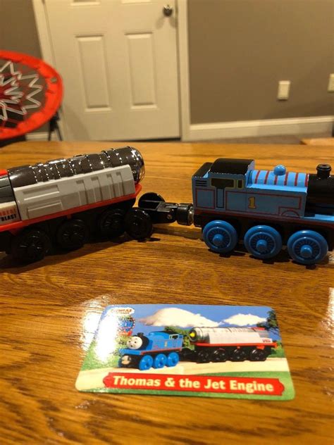 Thomas & Friends Thomas & the Jet Engine 2003 with Character Card | #1937542489