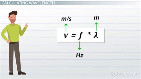 Wavelength Formula & Calculation | How to Find Wavelength - Lesson | Study.com