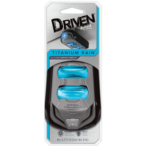 Driven Visor Air Freshener Titanium Rain Scent 1 Piece - 0.27oz