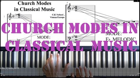 CHURCH MODES IN CLASSICAL MUSIC - YouTube